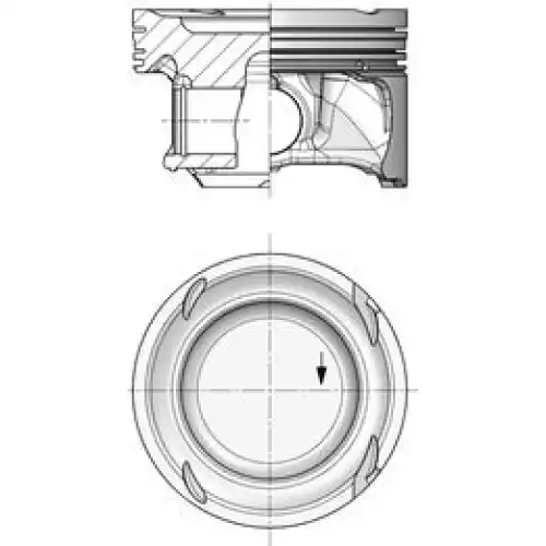 KOLBENSCHMIDT Motor Piston 83.00mm 40862600