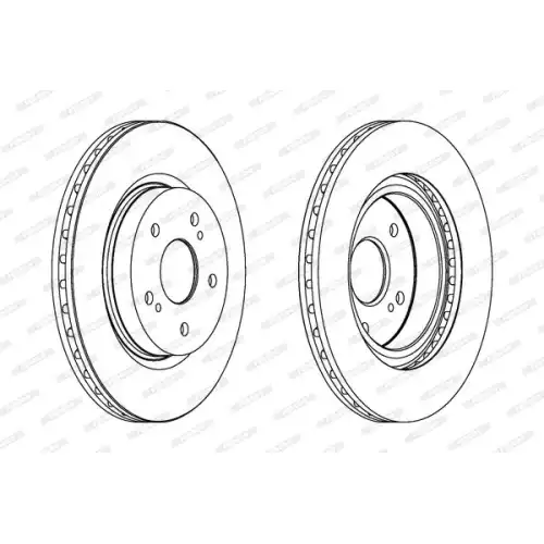 FERODO Ön Fren Diski Havalı (294 5) DDF1635
