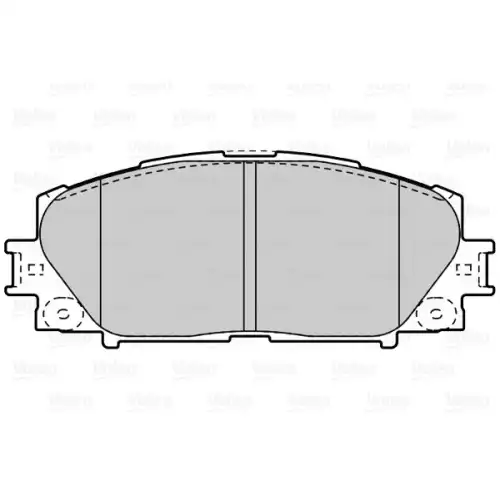 VALEO Ön Fren Balatası Tk 670896