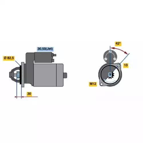 BOSCH Marş Motoru 0001107421