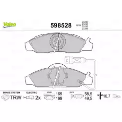 VALEO Ön Fren Balatası 598528