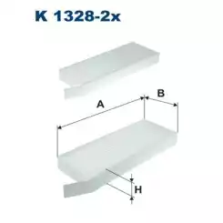 FILTRON Polen Filtre K1328-2x