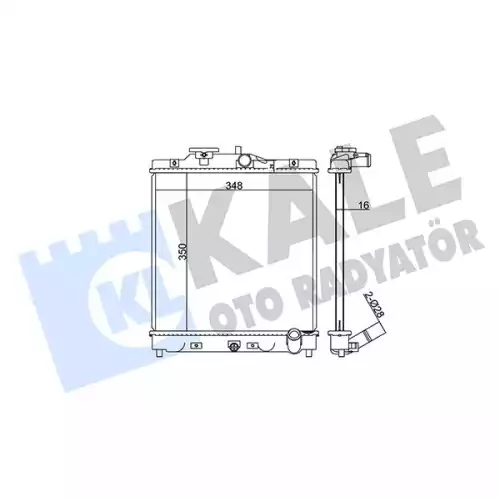 KALE Motor Su Radyatörü 368900