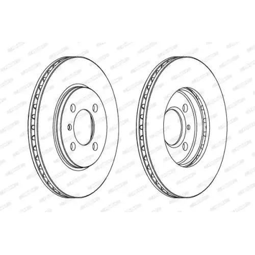 FERODO Ön Fren Diski DDF182