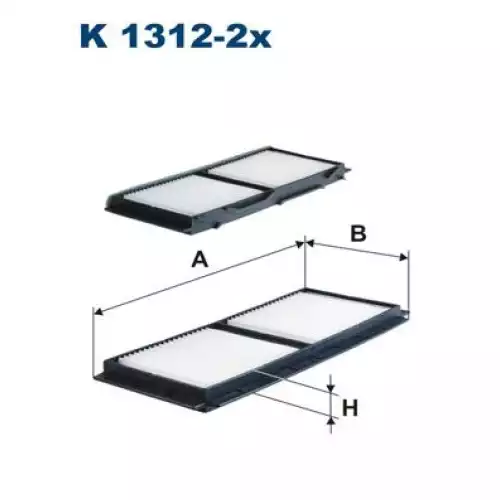 FILTRON Polen Filtre K1312-2x