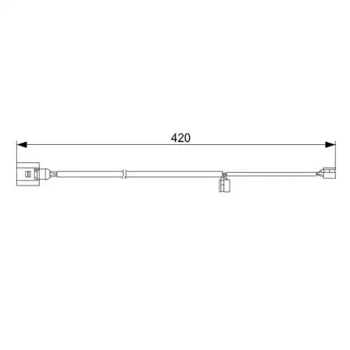 BOSCH Fren Balata Kablosu Ön 420 Mm 1987473012