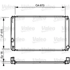 VALEO Motor Su Radyatörü 735215