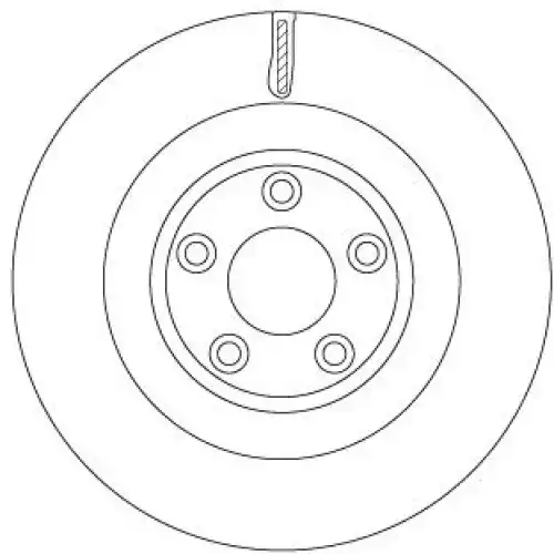 TRW Arka Fren Diski Havalı 325Mm 5 Bijon DF6816S