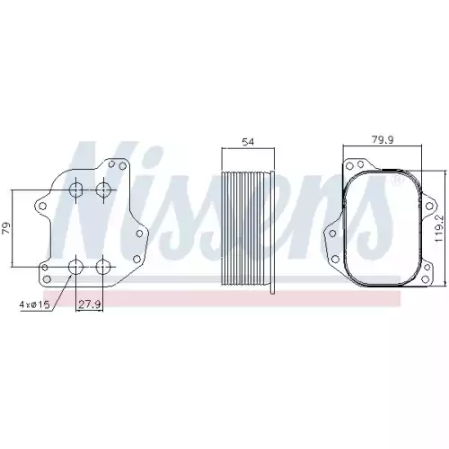 NISSENS Motor Yağ Radyatörü 90745