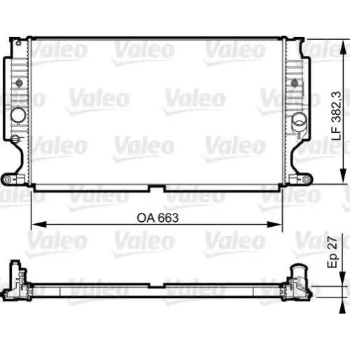 VALEO Motor Su Radyatörü 735188