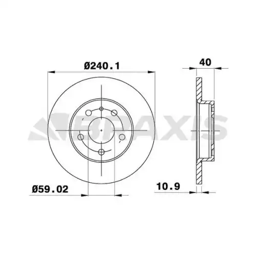 BRAXIS Arka Fren Diski AE0597