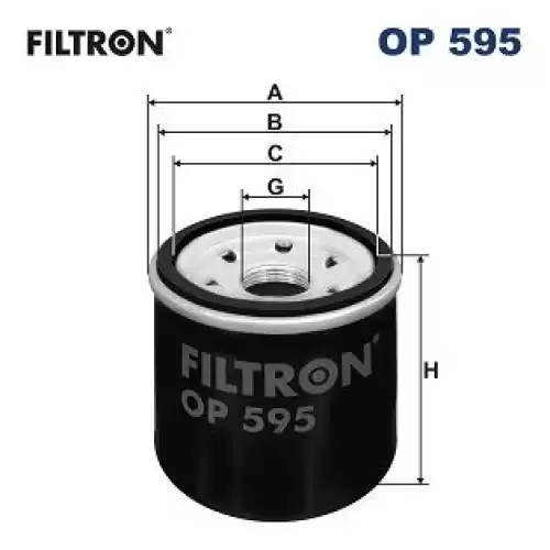 FILTRON Yağ Filtre OP595