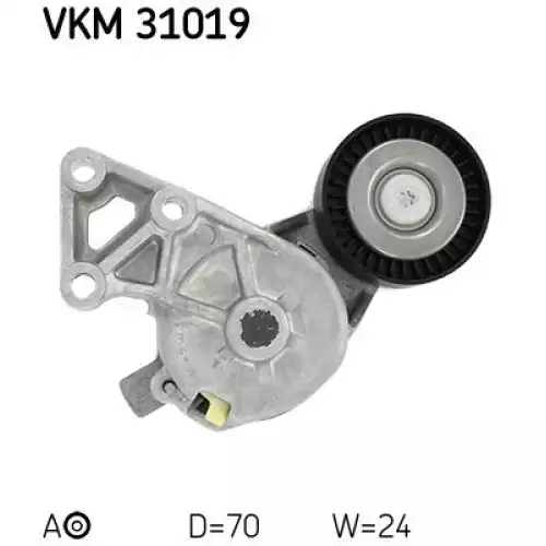 SKF Alternatör V Kayışı Gergi Rulmanı Kütüklü VKM31019