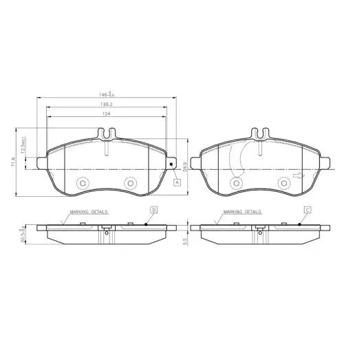 BOSCH Ön Fren Balatası 0986TB3048