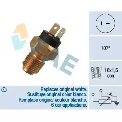 FAE Su Sıcaklık Hararet Müşürü FAE 34080