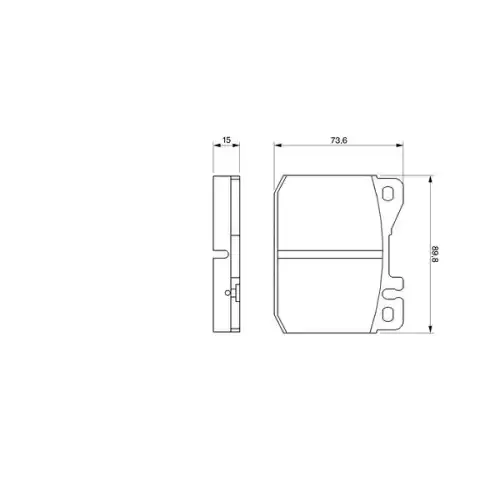 BOSCH Ön Fren Balatası Tk 0986463921