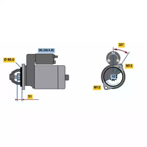 BOSCH Marş Motoru 0001108405