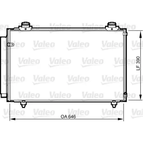 VALEO Klima Radyatörü Kondenser 814212