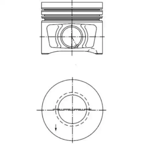 KOLBENSCHMIDT Motor Piston 81.50mm 40387620