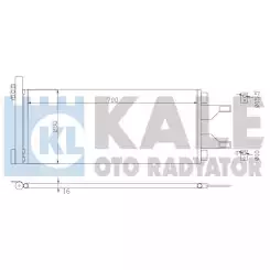 KALE Klima Radyatörü Kondanser 343085