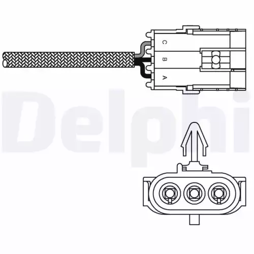 DELPHI Lambda Oksijen Sensörü ES10992-12B1