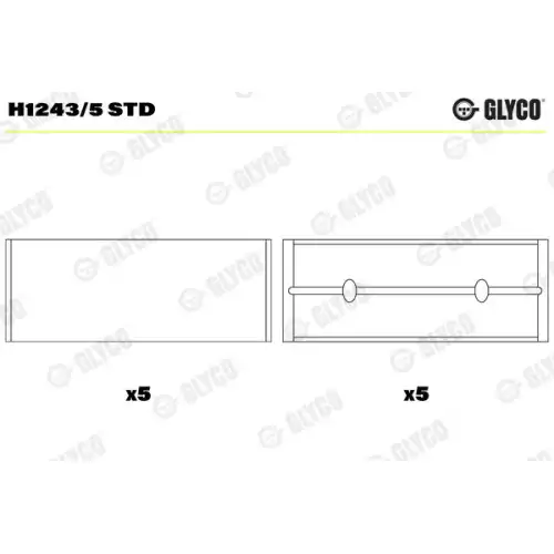 GLYCO ANA YATAK STD H1243/5 STD