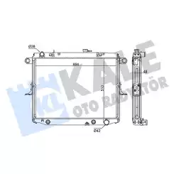 KALE Motor Su Radyatörü 342175