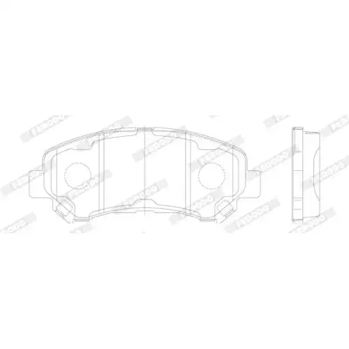 FERODO Ön Fren Balatası Tk FDB4051