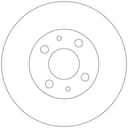 TRW Ön Fren Diski Havalı 260mmmm DF4107