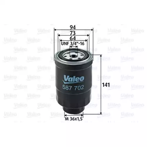 VALEO Yakıt Filtre Mazot 587702