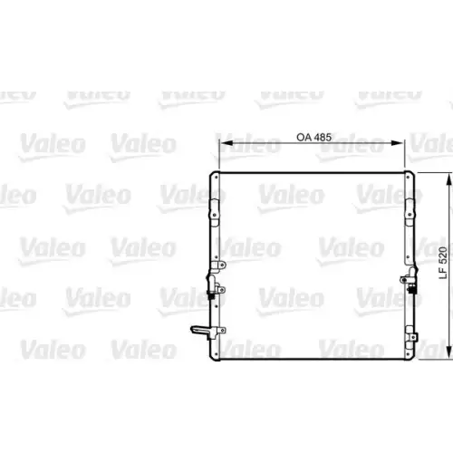 VALEO Klima Radyatörü Kondenser 814280