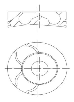 MAHLE Motor Pistonu 89.50mm