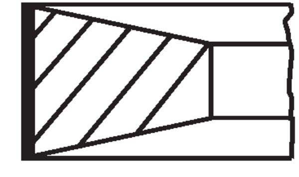 MAHLE Motor Segmanı 2.5x1.95x2 75.00mm