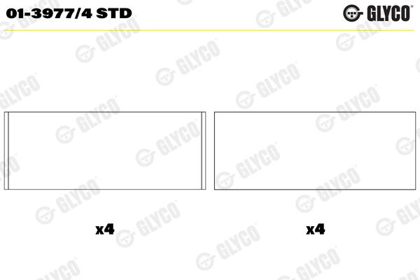 GLYCO Kol Yatak Std