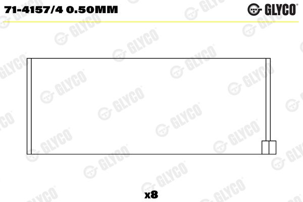 GLYCO Kol Yatak 0.50