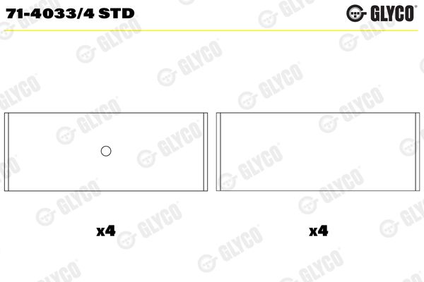 GLYCO Kol Yatak Std