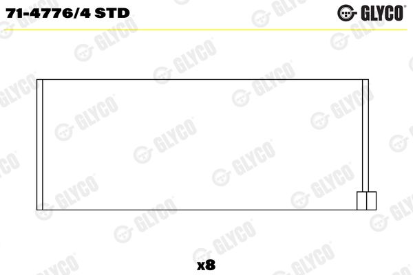 GLYCO Kol Yatak Std