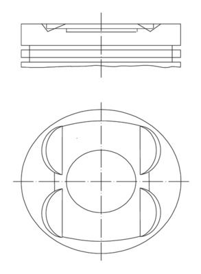 MAHLE Motor Pistonu 90.15mm