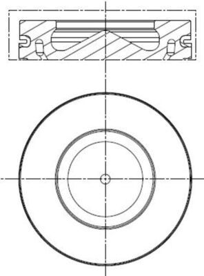 MAHLE Motor Pistonu 84.00mm