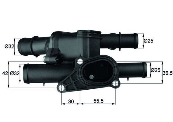 MAHLE Termostat Komple Manuel