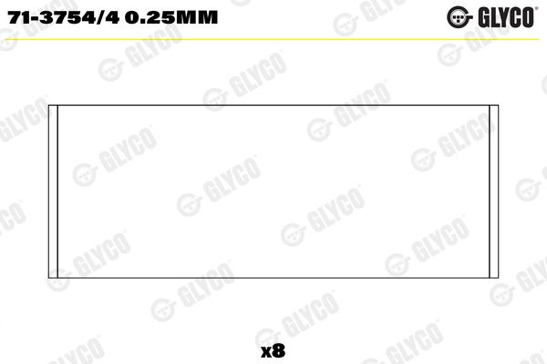 GLYCO Kol Yatak 0.25