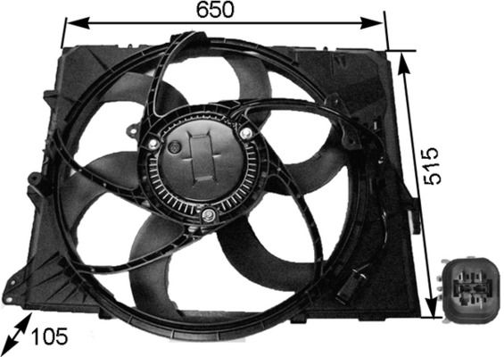 MAHLE Fan Motoru Davlumbazlı