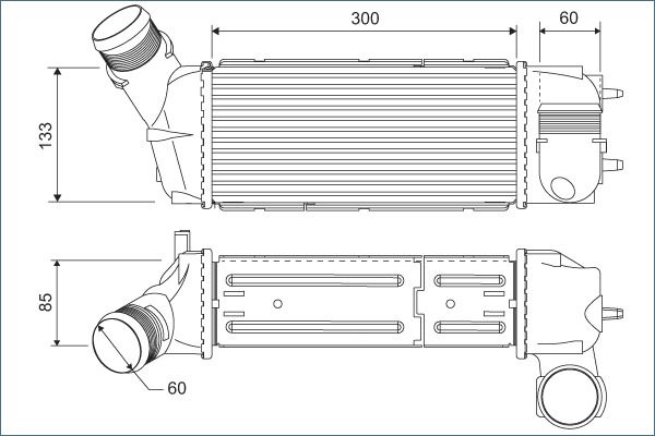 VALEO Turbo İntercooler Radyatörü