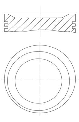 MAHLE Motor Pistonu 85.50mm