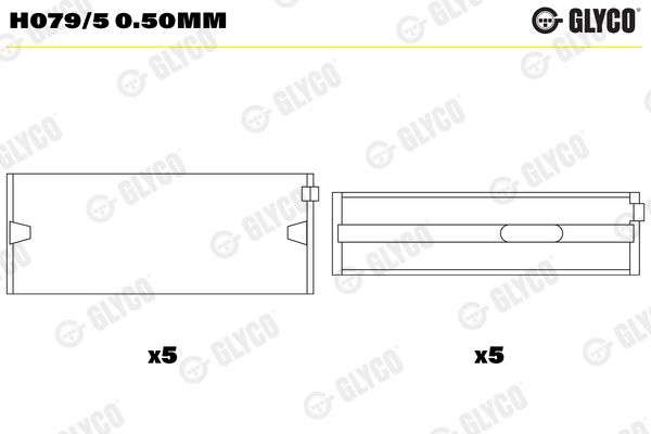 GLYCO Motor Ana Yatak .050