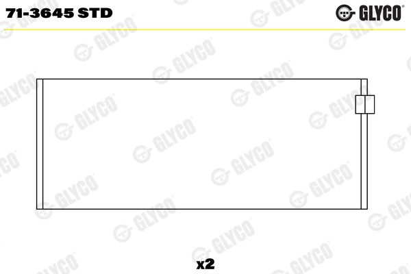 GLYCO Motor Kol Yatak Std