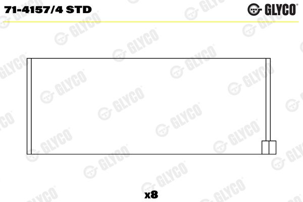 GLYCO Kol Yatak Std