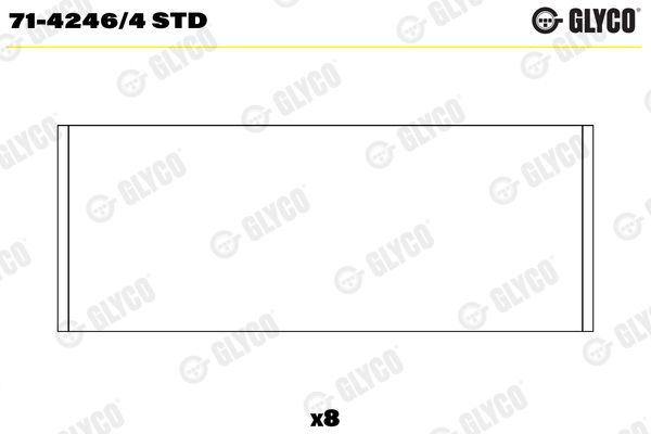 GLYCO Kol Yatak Std