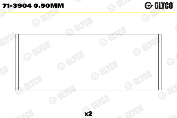 GLYCO Kol Yatak 2-0.50