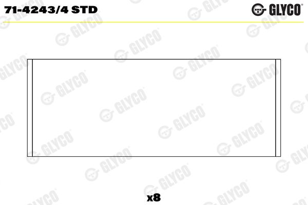 GLYCO Kol Yatak Std